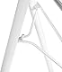 DOEWORKS Flipchart Ständer Whiteboard Stativ 90 x 60cm, Trocken Abwischbare Magnetische Whiteboard Staffelei, Höhenverstellbares und Faltbares Whiteboards für Zuhause Schule Büro, Weiß