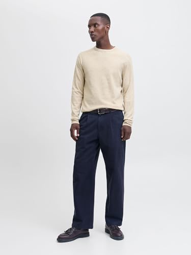 Upim, Maglione Girocollo A Maglia Rasata Uomo, Bianco Avorio, Taglia: M - 4