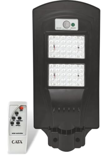 Ct 4691 Solar Güneş Enerjili 120W Sensörlü Sokak Armatür 6400K Beyaz Işık