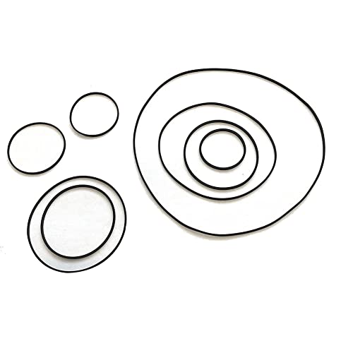 Peowuieu 50PCS Universal Mix Cassette Tape Machine Belts Assorted Common Flat Rubber Belt for Recorders CD DVD Drive - Image 3