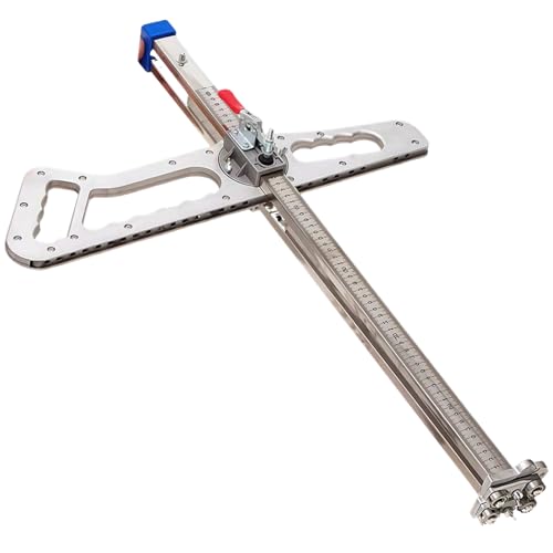 Taglierina per Cartongesso con Doppio Posizionamento,Strumento di Taglio Pieghevole per