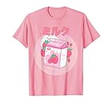 Anime Strawberry Milkshake Pink Kawaii Design