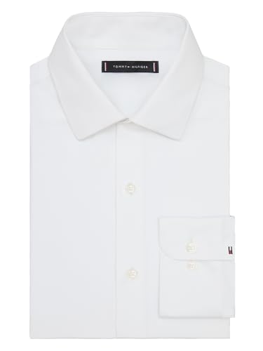 Tommy Hilfiger Men's Tech Athletic Fit Dress Shirt White by Tommy Hilfiger - Used condition - Image 6