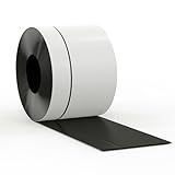 Milduall Rodapié Flexible Autoadhesivo, Negro