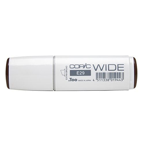 Copic Marker with Replaceable Nib, E29 Wide, Burnt Umber