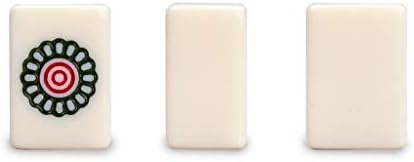 Chinese Mahjong White Tile Travel Set