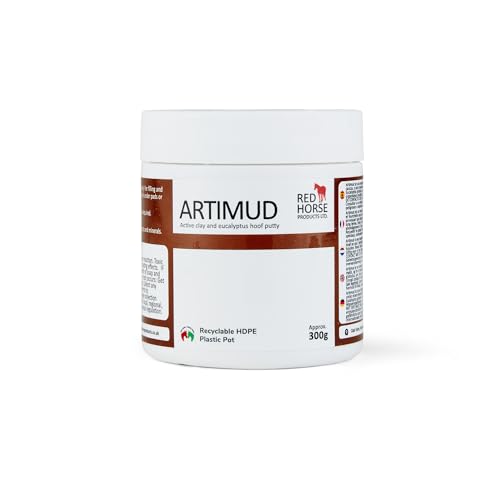 Artimud 300g - hoof Putty - Thrush Topical, Under Shoe/pad Packing, White line, seedy Toe, abcess Cavities, Central Sulcus Thrush, hoof Cracks, Nail Holes, banishes hoof Rot, Thrush and Smelly Frogs