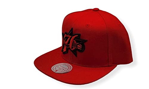 Mitchell & Ness Gorra Snapback Ajustable Roja miniatura 2