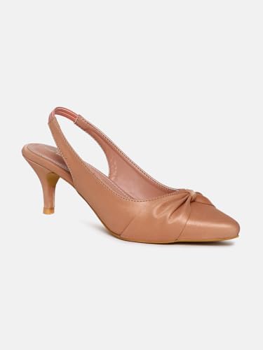 Image of Marc Loire Women Slip on Embellished Pointed Toe Kitten Heel Pumps for Party & Formal Wear