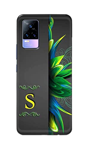Image of Name II Initial II Letter Alphabet S Hard Back Case Cover for Vivo Y73 / Vivo V21e 4G Back Cover -(J5) VNS2222