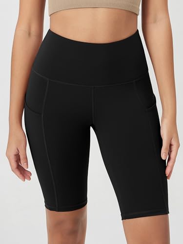 ODODOS Women's Tummy Control Biker Shorts 2.0 with Pockets High Waist Athletic Workout Yoga Shorts-3.5''/ 5"/ 8" / 10" Inseam3