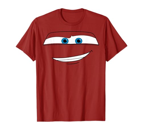 Disney Pixar Cars Lightning McQueen Big Face Camiseta