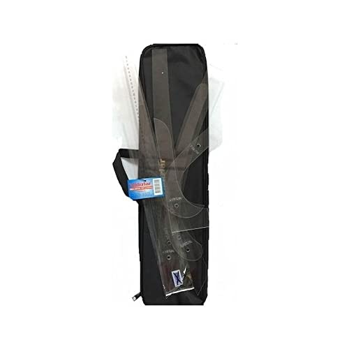 Set di righelli Riga in acrilico trasparente con borsa
