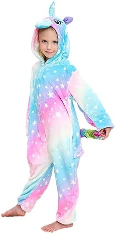 Unisex Children Unicorn Pyjamas Halloween Kids Onesie Costume