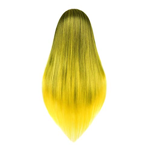 Bellrino 30" (Long And Thick) Cosmetology Mannequin Manikin Training Head With Synthetic Fiber With Table Clamp Holder (Ellen+C) #TOP3