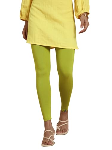 Image of TWIN BIRDS Women Viscose Ankle Leggings | Stretchable Kurti Wear Bottom