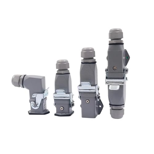 Conector resistente al agua HDC-HA-005-1 con enchufe industrial side out