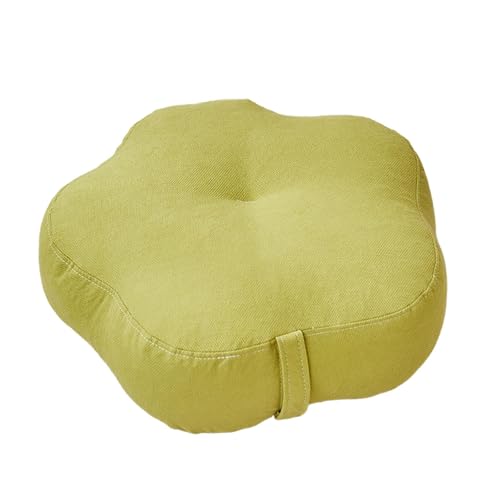 Qianly Round Floor Pillow Meditation Pad,Decorative,Comfortable,Premium Seating Cushion Floor Cushion Pad for Chair Sofa Adults Kids, Green
