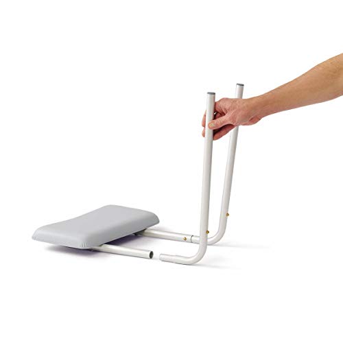 Medline Padded Transfer Bench, Suction Cup Feet, Side Arm, Supports Up To 400 Lbs #TOP3