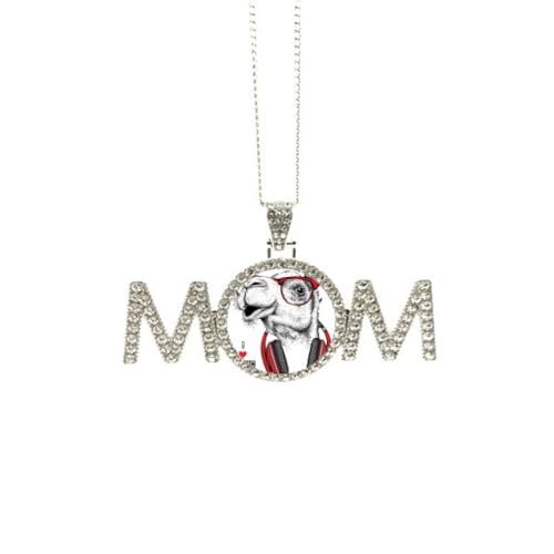 Collier casque camel musique rock cadeau pour grand-mère M