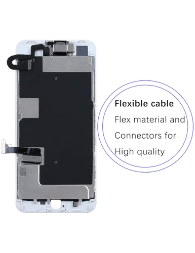 Écran pour iPhone 8 avec affichage FHD et châssis blanc haute précision