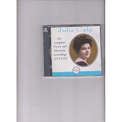 The Complete Victor and Electrola recordings - Julia Culp