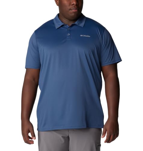 Image of Columbia Men's Solid Regular Fit Hike Polo