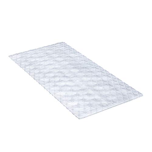 TATAY Diamond - Alfombra Antideslizante para Ducha o bañera, 72 x 36, translúcida