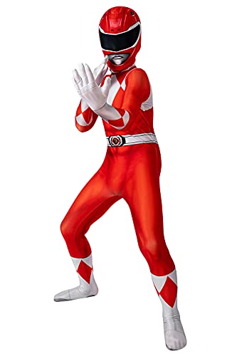 Yakogy Spandex Onesie Kids Pretend Play Halloween Jumpsuit Cosplay Costume Superhero Bodysuit Zentai,Red Xs #TOP8