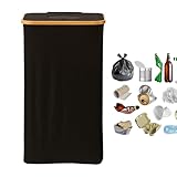 demaxiyad Pattumiera di riciclaggio per cucina, contenitore di rifiuti, garage con sacchetto riutilizzabile incorporato, contenitore di riciclaggio a scomparti per casa, ufficio, garage, camera da