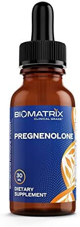 BioMatrix Pregnenolone 2.4 mg Per Dose, 1,200 mg Total (Equivalent to 3,000 mg of Oral Pregnenolone) – Liquid Micronized Supplement for Hormone Balance, Inflammation
