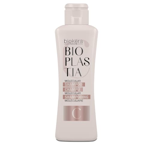 SALERM - Molecular Shampoo - Biokera Bioplastia - 300 ml - Sulfate and Paraben-Free Shampoo - Vegan Keratin - Revitalizes Hair Fiber and Balances pH After Straightening - Frizz-Free Hair