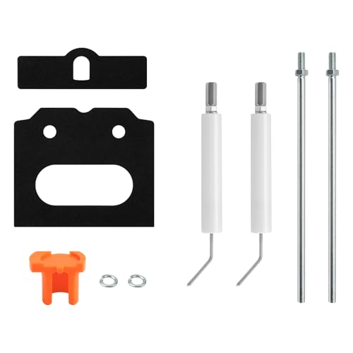 5780 Electrode Insulator Assembly Kit for Beckett Oil Burners AF/AFG/SF/SR/AFII Models - Replacement Electrode Insulator kit Also Includes Z2000 Setting Gauge, 51304 Transformer Gasket