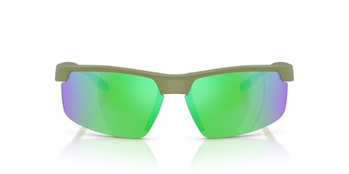 Native XD9048 Ridge-Runner Crest Sunglasses Forest Mist Green/Green Mirrored Polarized 69 mm