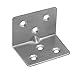 Produktbild Set Winkel-Verbinder Lochwinkel Edelstahl Regalträger Platte Balkenwinkel Handwerker Holz-Verbindung Metall, Variante::2 Stück - 38mm x 30mm