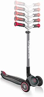 Globber Master Series 3-Wheel Foldable Kick Scooter with Adjustable Height and Comfortable Grips