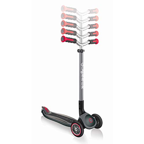 Globber Master Series 3-Wheel Foldable Kick Scooter with Adjustable Height and Comfortable Grips