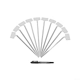 Photo Gallery set di 10 etichette per piante in acciaio inox, resistenti alle intemperie, per il tuo giardino Photo Gallery set di 10 etichette per piante in acciaio inox, resistenti alle intemperie, per il tuo giardino
