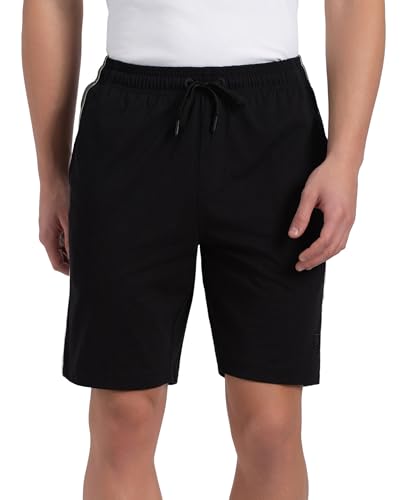 Image of Jockey Men's Cotton Shorts (9426-0103-BLACK Black XXL)