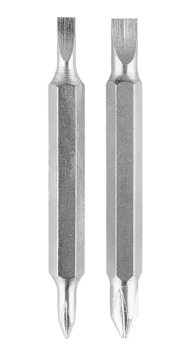 NEO TOOLS Mini wkrętaki kieszonkowe 4 w 1, zestaw wkrętaków precyzyjnych PH0, PH1, SL3, SL4, magnetyczny wkrętak ze stali CrV do precyzyjnej mechaniki