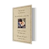 Dog Speak Pet Sympathy Card – “Those We Love Do Not Leave Us. They Walk Beside Us Every Day” – Loss of Pet Remembrance and Comfort Card with Envelope, 4.75' x 6.75'