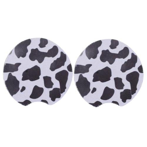 PRETYZOOM 2pcs Non- Cow Pattern Car Stylish Automotive Cup Holder Accessories for Cars Easy to Clean for Daily Use