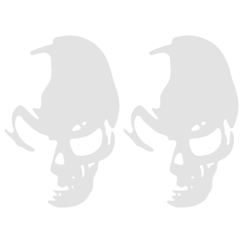 Casiler White Car Stickers Funny Skulls Stickers Car Styling Sticker Decoration For Window Bumper Trunk Motorcycles Laptop