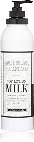 Archipelago Botanicals Soy Lotion, Milk, 18 Fl Oz