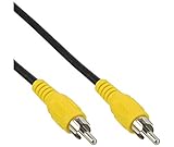 cinch video kabel Farbe: Gelb InLine® 89937D Cinch Kabel, Video, 1x CinchStecker/Stecker, Steckerfarbe gelb, 3m