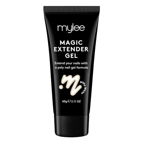 MYGEL by Mylee Magic Extender Gel 60g - Larga Duración, Aspecto Natural, para Extensión de Uñas, Principiantes y Profesionales, Espesante para Uñas Acrílicas, Nail Art (Milky White)