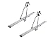 TMS 2 X Aluminum Upright CAR Rooftop Folding Bicycle Rack Carrier Suv (For 2 Bikes)