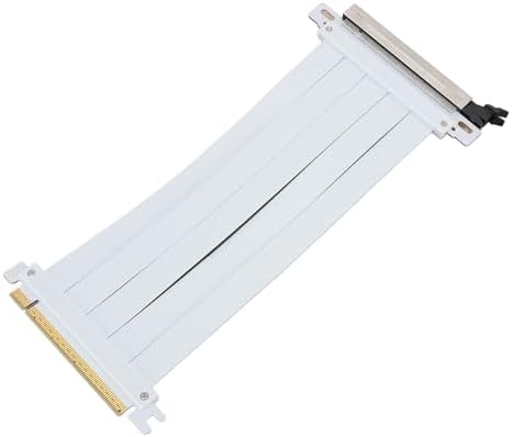 Asixxsix PCIE4.0 Riser Cable, 128Gbps High Speed Flexible GPU Extension Riser Cable Adapter Compatible with 4.0 3.0 2.0 1.0, Future Proof for Gen 5 GPU Vertical Mount (60cm)