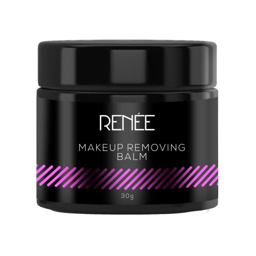 RENEE Gentle Makeup Remover Balm 30g, Nourishing Balm-to-Oil Formula with Argan & Orange Peel Oil | Effortlessly Remove Stubborn Makeup Leaving Skin Hydrated & Rejuvenated