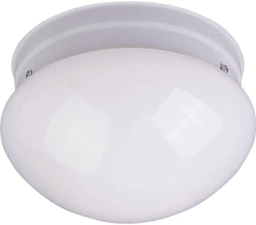 Maxim Essentials-2 Light Flush Mount in style-13.5 Inches Wide by 6 inches high-White Finish